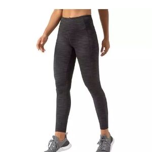 Mondetta Performance + Luxury Brushed Jacquard Legging Sz M NWOT Black & Gray